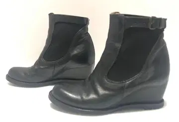 지금 할인 중 부테로 인힐 부츠 천연 가죽 이탈리아제 23.5cm 블랙