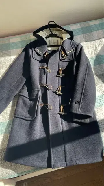 앤디콜 네이비 더플 코트