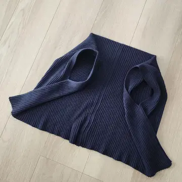 bjork 비요르크 네이비 니트 베스트