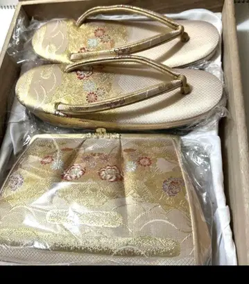 금 조리 백 세트 기모노 가방 사가가니킨