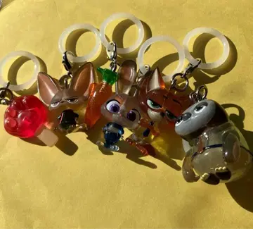 주토피아 메지루시 액세서리 컴플리트 전 6종 세트