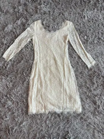 다이앤 폰 파스텐버그 전체 레이스 백 지퍼 원피스