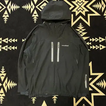 레어 몽벨 파우더 셰드 후드티 블랙 L 사이즈 마운틴 후드티
