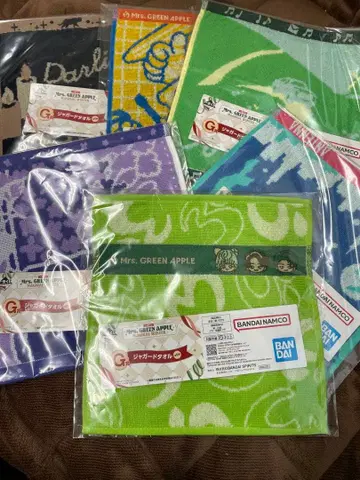 Mrs. GREEN APPLE 자카드 타월 컴프 6장 세트