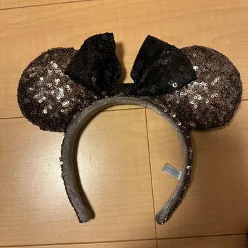 브라운 미키 귀 머리띠