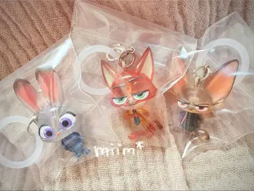 주토피아 메지루시 액세서리 닉 주디 피닉 캡슐 토이