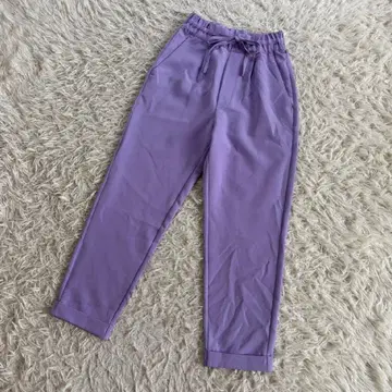 여성용 슬랙스 라벤더 퍼플