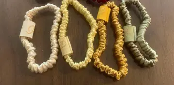 POTETE 실크 스크런치 4색 세트 한정품