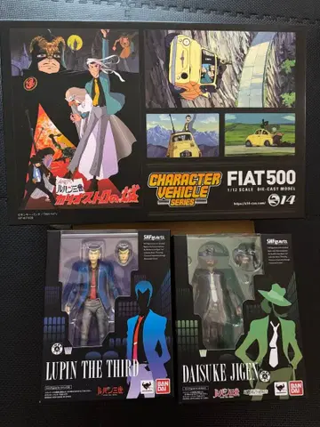 루팡 3세 피아트 500 피규어 세트