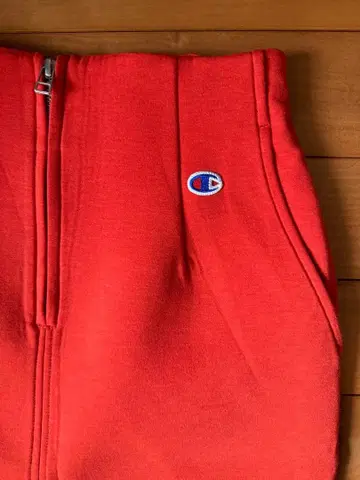 Champion 오렌지 타이트 스커트