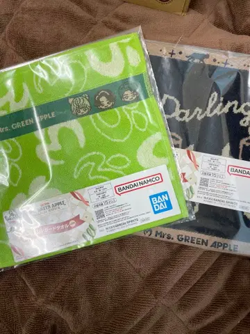 Mrs. GREEN APPLE 제일복권 G상 자카드 타월 2장 세트
