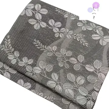 음 후쿠로 오비 화학 섬유 그레이