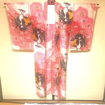 쇼와 레트로 메이센 기모노