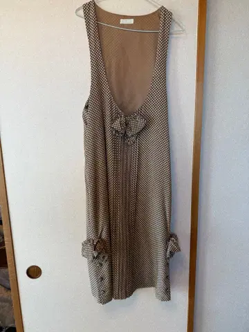 핑크하우스 오버롤 스커트