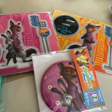 주토피아2 제일복권 아크릴 스탠드 & 캔 거울