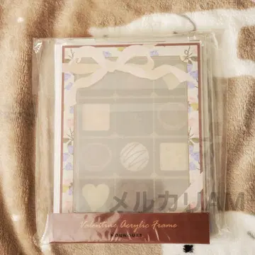 후쿠야 fanfancy+ 발렌타인 아크릴 프레임 화이트 초콜릿