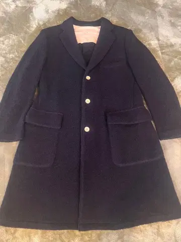 하자품 Haversack 울 코트