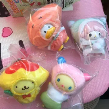 산리오 치비토모 눈의 정령 화과자 치비토모 반찬 4세트