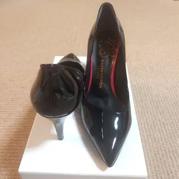 WASHINGTON 블랙 하이힐 24.5cm