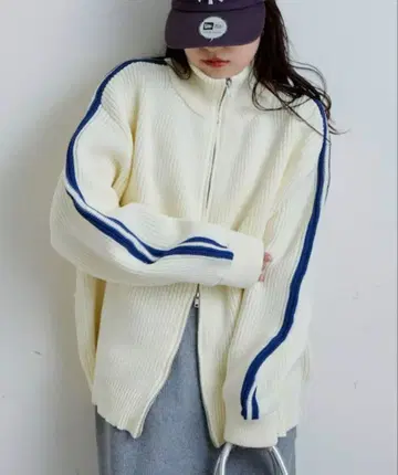 CIAOPANIC TYPY 스폰디쉬 라인 니트 트랙 자켓