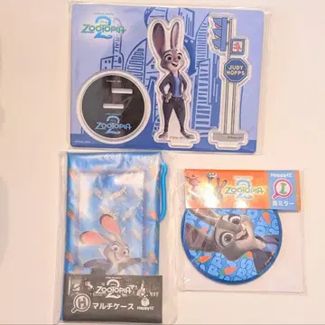 주토피아2 해피 복권 아크릴 스탠드 캔 거울 멀티 케이스 주디