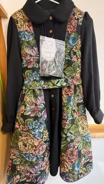 클라로리 쿠루미 노엘 드 메모와르 원피스 3L 블랙 시마무라