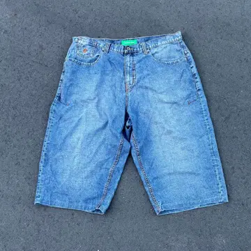 데님 숏팬츠 라이트 블루