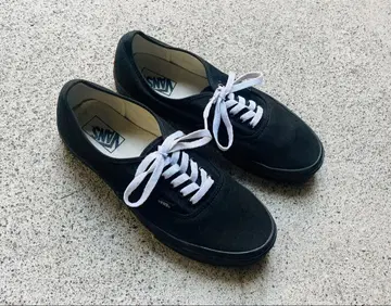 VANS 오센틱 올 블랙 28.0
