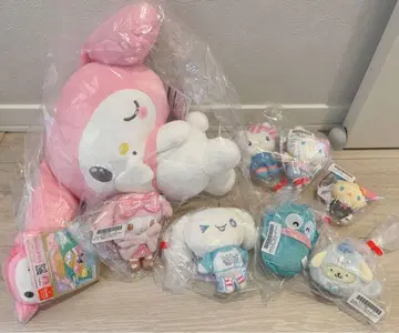 마이멜로디 산리오 봉제 인형 세트 9점!