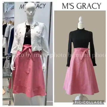 M'S GRACY* 허리 리본 플레어 스커트
