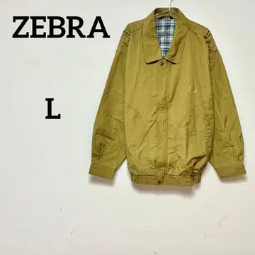 ZEBRA FOR MEN 안감 체크 집업 자켓 블루종