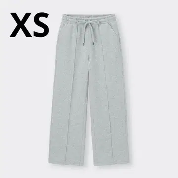 GU 헤비 웨이트 맨투맨 풀온 팬츠 XS 그레이