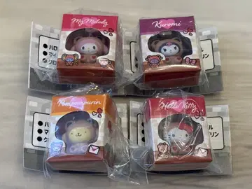 산리오 미니어처 패키지 컬렉션 세미 컴프 4개 세트