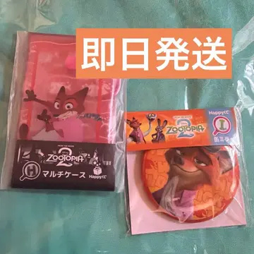 주토피아2 Happy 복권 주디 닉 I상 H상 캔 거울 파우치