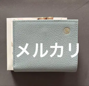 ( 미사용 ) 황궁 가마구치 접이식 지갑 블루 페일 블루