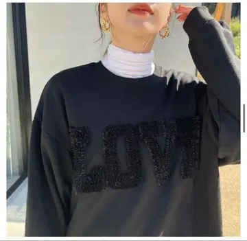 미사용 새상품 mite 미테 플라워 로고 맨투맨