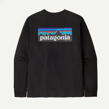 patagonia 긴팔 T셔츠 블랙