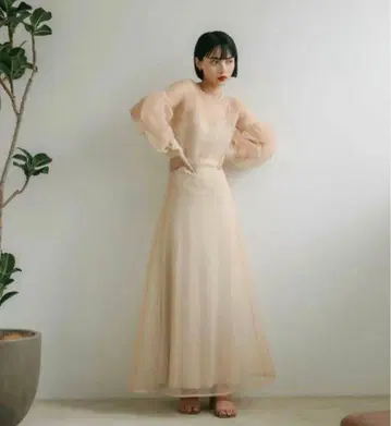 SHEER [ SR ] clair set up 클리어 시스루 셋업 핑크