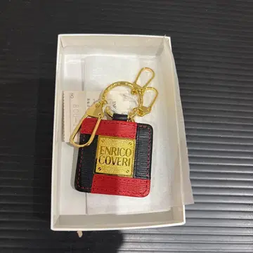 ENRICO COVERI 키링 레드 블랙 E