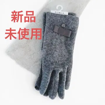 FURLA 울 장갑 리본 포함