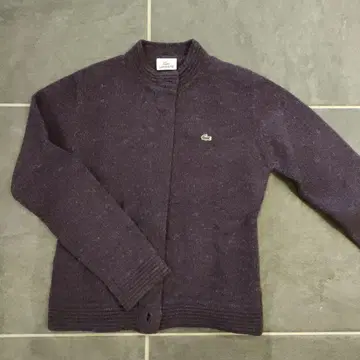 LACOSTE 다크 퍼플 니트 스웨터 40