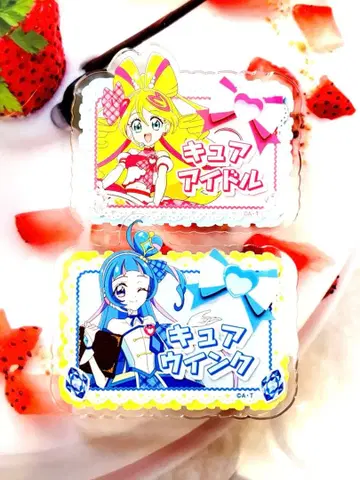 스이파라 아이돌 윙크 핀 배지 세트