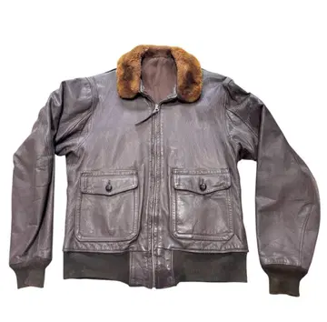 빈티지 40s 밀리터리 민간 G-1 가죽 플라이트 자켓 탈론