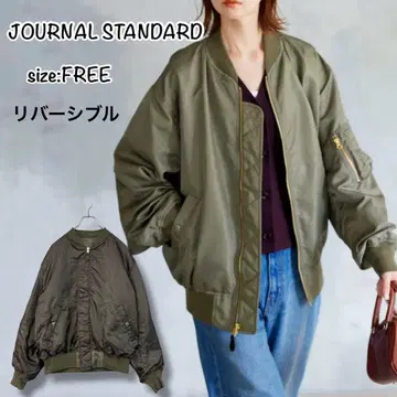 JOURNAL STANDARD 리버서블 MA-1 카키 브라운 F