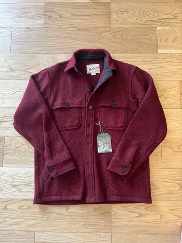 90s 울리치 USA제 버건디 레드 CPO 셔츠