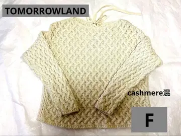TOMORROWLAND 꽈배기 백리본 귀여운 캐시미어 혼방 F