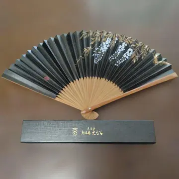 교토 부채 오무라 등나무 무늬