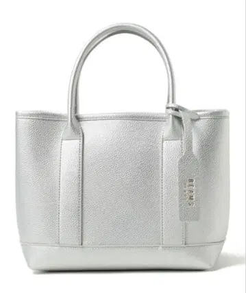 BEAMS HEART 실버 토트백