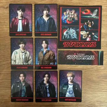 's travelers 트레이딩 카드 스티커 엽서