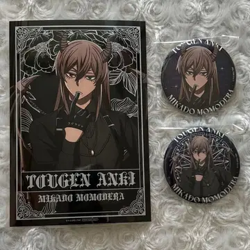 도겐안키 파보테리아 천사와 악마 악마 모모데라 신몬 캔뱃지 특전